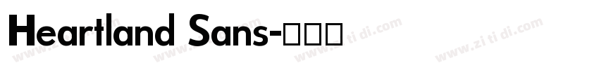 Heartland Sans字体转换